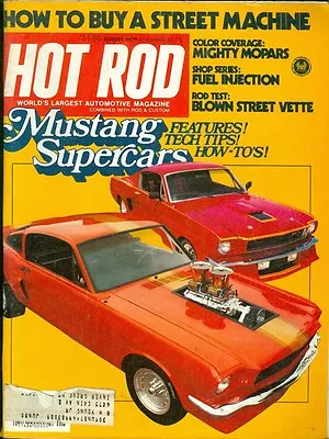 1979 Hot Rod Magazine: Mustang Supercars Features-Tech Tips-How To's/Fuel Inject • $4.50