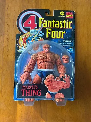 Hasbro Marvel Legends Series Retro Fantastic Four The Thing *DAMAGED CASING* • $17