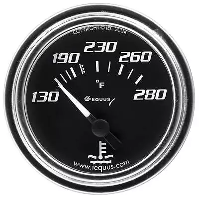 Equus E7232 7000 Series 2  Chrome Mechanical Water Temperature Gauge • $18.99