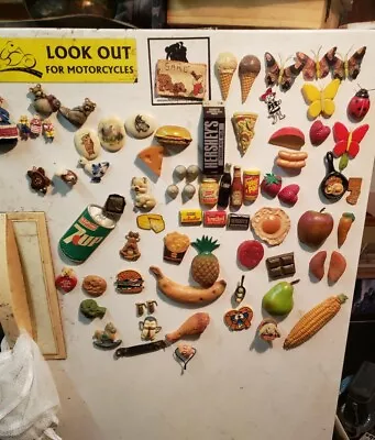 VINTAGE MCM Fridge MAGNETS LOT Of 60+ • $120