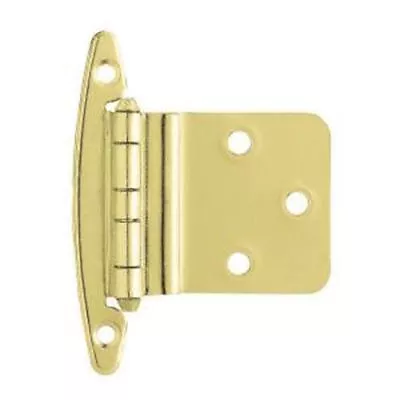 Brass Cabinet Hinge 3/8  Offset Non Self Closing  H00930 (Pair)  • $2.99