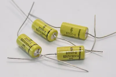 4x Vintage MKL Capacitor By Siemens & Neck Type B23501 0.047 μF / 160V NOS • $21.42