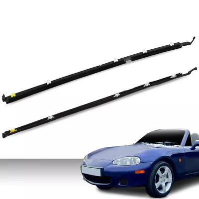 Weatherstrip Seals Door Glass Window Right + Left Side Fit For 90-05 Miata MX-5 • $34.82