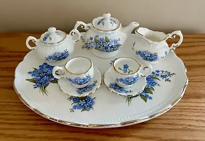 Sylvia Smith Heritage Fine Bone China Miniature Tea Set 10 Pieces • $24.50