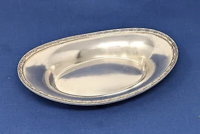 S.S. UNITED STATES Silverplated Manhattan Pattern 10  Bread Tray By Gorham • $150