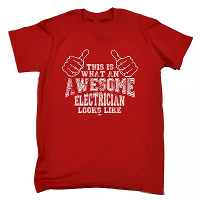 £10.95 • Buy This Is What Awesome Electrician - Mens Funny Novelty T Shirt T-Shirt Tshirts