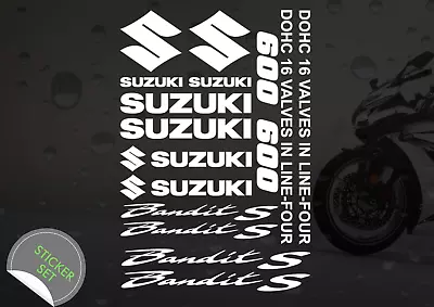 Suzuki Bandit S 600 Replica Decal Sticker Set - Motorcycle Tank Fairing Stickers • £9