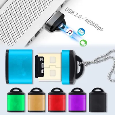 Micro USB OTG To USB 2.0 Adapter SD Card Reader With Standard USB Male • $1.10