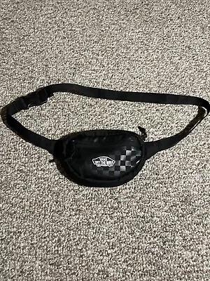 VANS Off The Wall Fanny Pack Waist Bag Black Checkered Adult One Size • $8