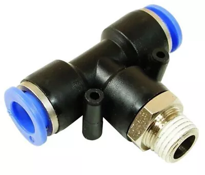 Pneumatic Push In Connector Fitting Thread Hose Fittings Pipe Quick Connectors • $2.81