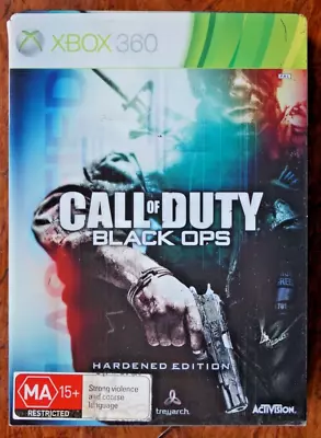 Call Of Duty Black Ops Hardened Edition Xbox 360  Steelbook/Medal Complete • $45.95