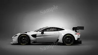 Aston Martin GT3 White High Res Wall Decor Print Photo Poster - CAR611 • $14.98