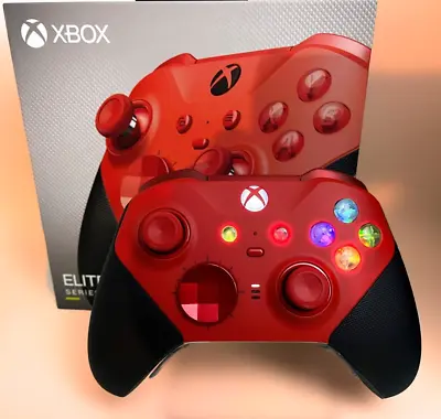 Microsoft Xbox One Elite Series 2 Core Controller -w Custom LED Mod - Great GIFT • $166.50