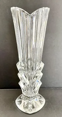 Toyo Sasaki Crystal Glass Flower Vase Japan 8  • $20