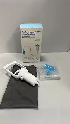 Nasal Aspirator Baby & Portable Hand Puller Nose Sucker Soft Silicone  Cleaner • £8.99