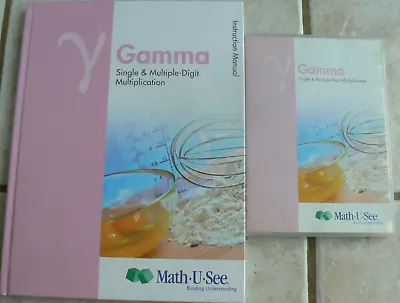 LN Math-U-See GAMMA  Instruction Manual & DVD 2012 Demme TE $63 MSRP • $28.99