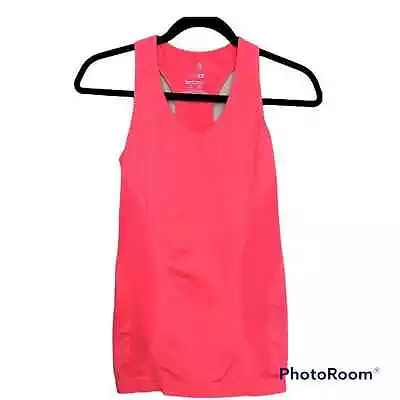 MPG Sport Racerback Work Out Fitted Tank Top Neon Pink Size S/M • $11