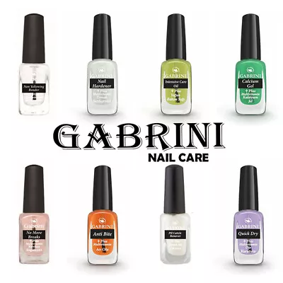 Gabrini Nail Care Polish -HardenerNo More BreaksAnti BiteCalcium GelHardener • £2.99