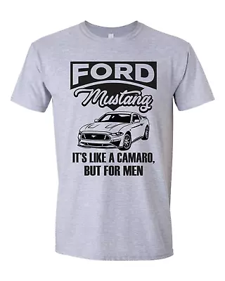 Premium Ford Mustang Ring Spun Cotton Shirt Soft Funny  • $16.99