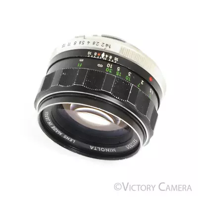 Minolta Rokkor-PF MC 58mm F1.4 Prime Lens • $90.25