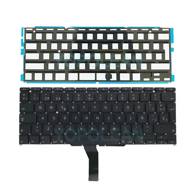 New Spain Keyboard+Backlight For Macbook Air 11  A1370 A1465 Keyboard 2011-2015 • $21.46