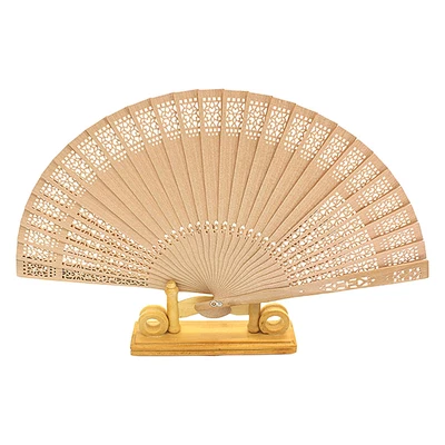 $7.84 • Buy 1 Folding Hand Held Wooden Fan Sandalwood Vintage Handheld Fan Chinese Style Fan