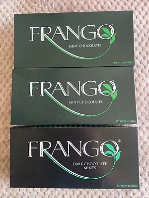 3 Frango Mints Chocolates EMPTY Box Marshall Field’s Macy’s Chicago • $22.22