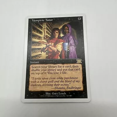 Vampiric Tutor 6th Edition NM Black Rare MAGIC MTG CARD (ID# 439287) ABUGames • $50