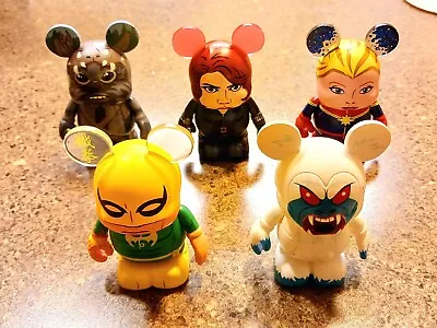 Lot Of 5 DISNEY 3  Vinylmation Figure Various/Mixed Series Marvel Star Wars Yeti • $19.99