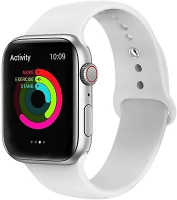 $10.99 • Buy For Apple Watch IWatch Wrist Band 6 3 5 4 SE Silicone Sports Strap 38/40/42/44mm