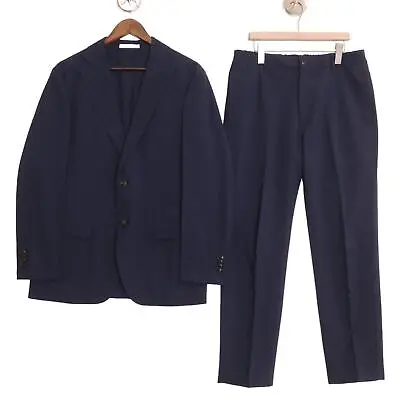 Martinique Seersucker 2B Jacket Setup Suit 3 Navy • $137