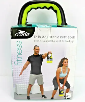 Kettleball Crane 12 Lb Adjustable 3 In 1 Kettleball NEW • $29