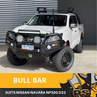 PS4X4 Deluxe Bull Bar To Suit Nissan Navara NP300 D23 Steel Winch Compatible • $1199