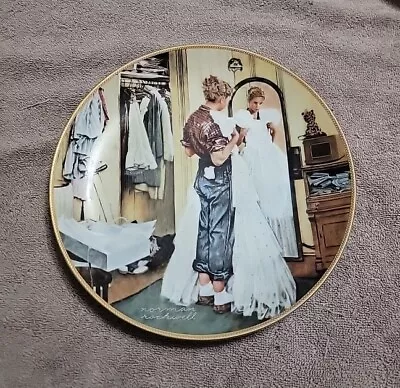 Vintage-Her First Formal 1990 Norman Rockwell Coming Of Age Collector Plate  • $25