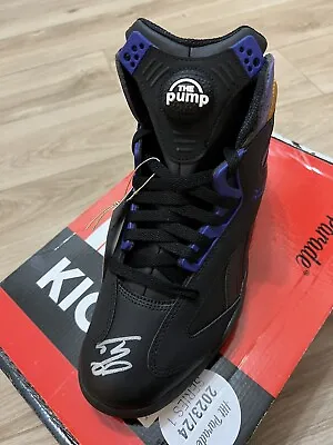 Shaquille O'Neal Signed Autographed Sneaker Reebok PUMP Beckett BAS COA M 10.5 • $599.99