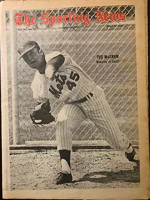 4/26/1969 The Sporting News - Tug McGraw New York Mets Ewing Kauffman KC Royals • $19.95