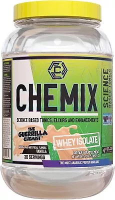 Worldwide Nutrition Chemix Whey Protein Isolate Vanilla Flavor- Pure Whey... • $59.99