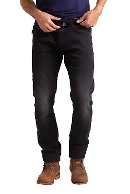 Mens Knit Denim Jeans Slim Fit Casual Skinny Super Spandex Knitted Jeans Pants • $23.79