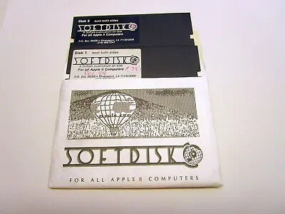 $16.99 • Buy Softdisk Magazine #38 For Apple II+, IIe, IIc, IIGS - * Lair Of The Necromancer