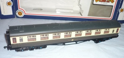 £22.99 • Buy BACHMANN OO GAUGE GWR 60' COLLETT 1st/3rd COACH 7001 34-125 BOXED