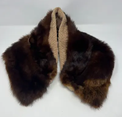 Womens Vintage 36  Mink Fur Collar Shoulder Shawl • $39.99