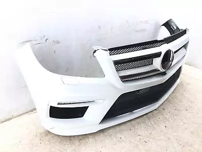 2013-2016 Mercedes Gl63 Amg Front Bumper Cover W/ Park Assist Polar White (149) • $3040