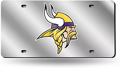 Minnesota Vikings Premium Laser Cut Tag License Plate Mirrored Acrylic... • $34.99