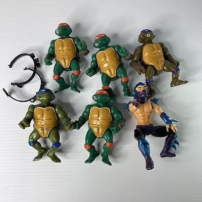 Vintage 1988 Teenage Mutant Ninja Turtles TMNT Bulk Bundle Lot Various Condition • $35