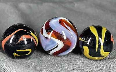 Stunning Vacor Trio Of Must See Shooter Marbles • $10.60