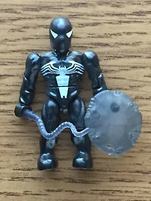 Mega Bloks Marvel BLACK SPIDER-MAN Microfig With Accessories • $15