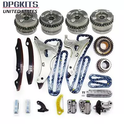 Timing Chain Kit & Camshaft Adjusters For 12-17 Mercedes-Benz S550 E550 4.7L V8 • $489.28