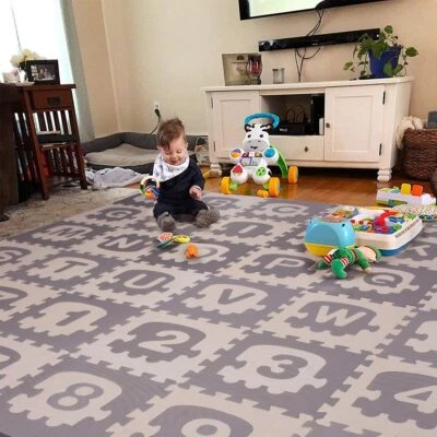 £30.91 • Buy 36pcs Non-Toxic Baby Play Mat Soft Eva Foam Puzzle Mat For Gym Nursery Playroom