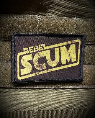 Rebel Scum Morale Patch Tactical ARMY Hook Military USA • $8.49