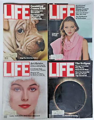 Life Magazine 1979 [Lot 4] January February March April [Dogs Dracula Eclipse] • $15.99